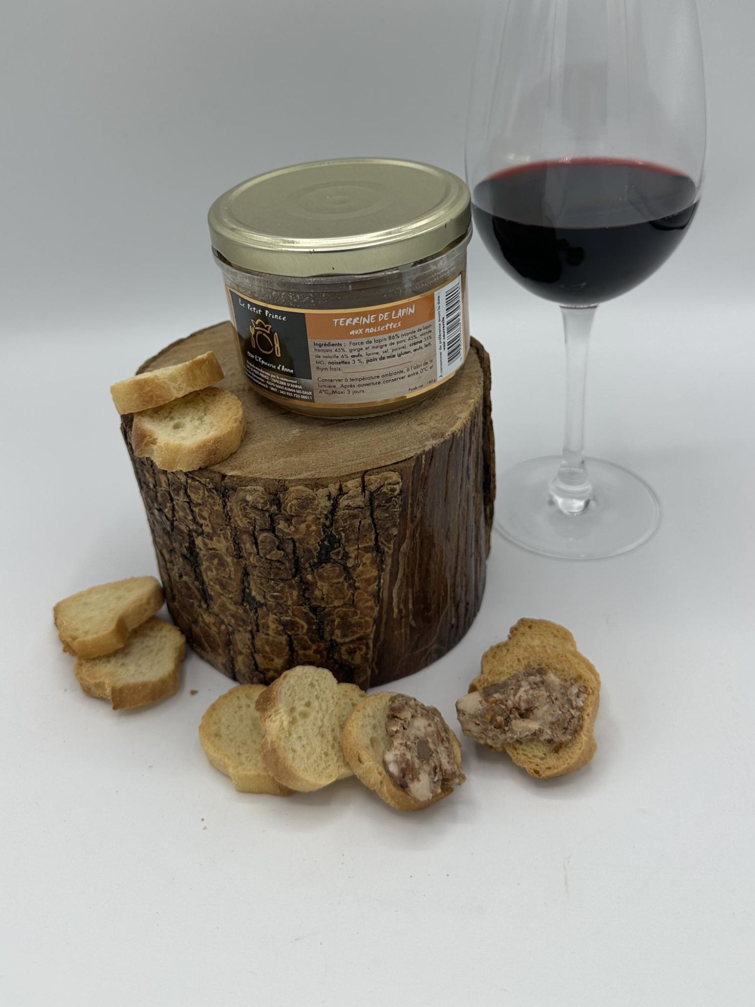 TERRINE DE LAPIN AUX NOISETTES